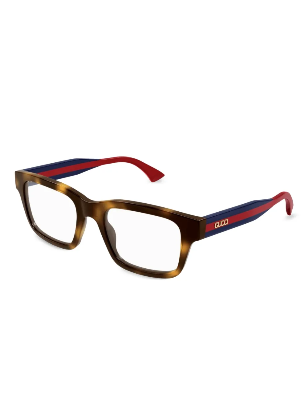 Gucci Eyewear rectangular-frame glasses - Geel