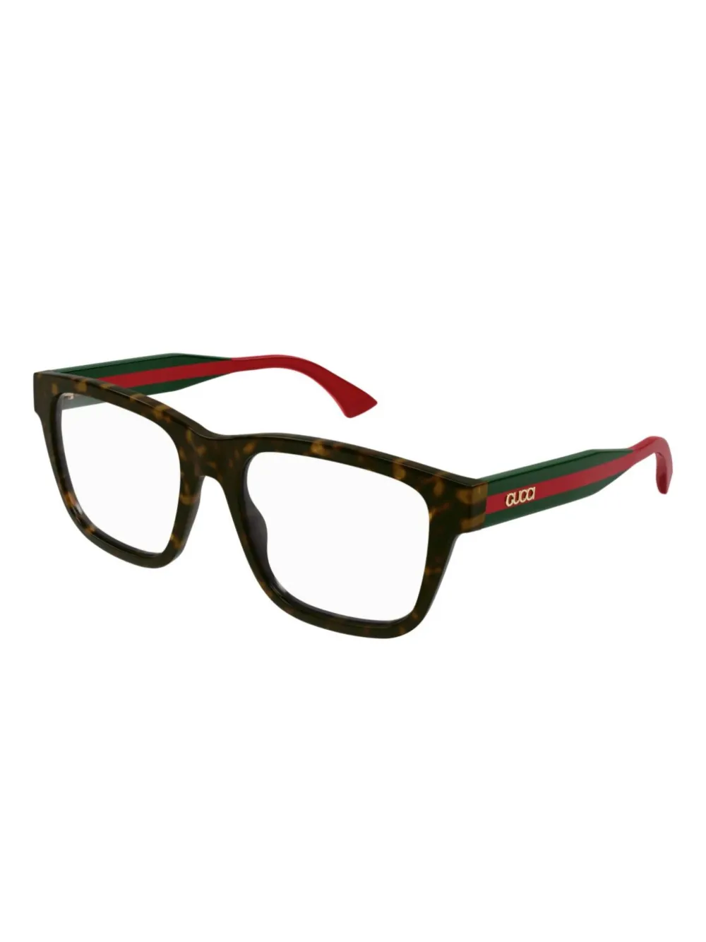 Gucci Eyewear Zonnebril met vierkant montuur - Bruin