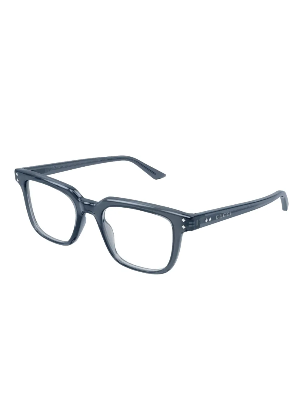 Gucci Eyewear Bril met rivetdetail - Blauw