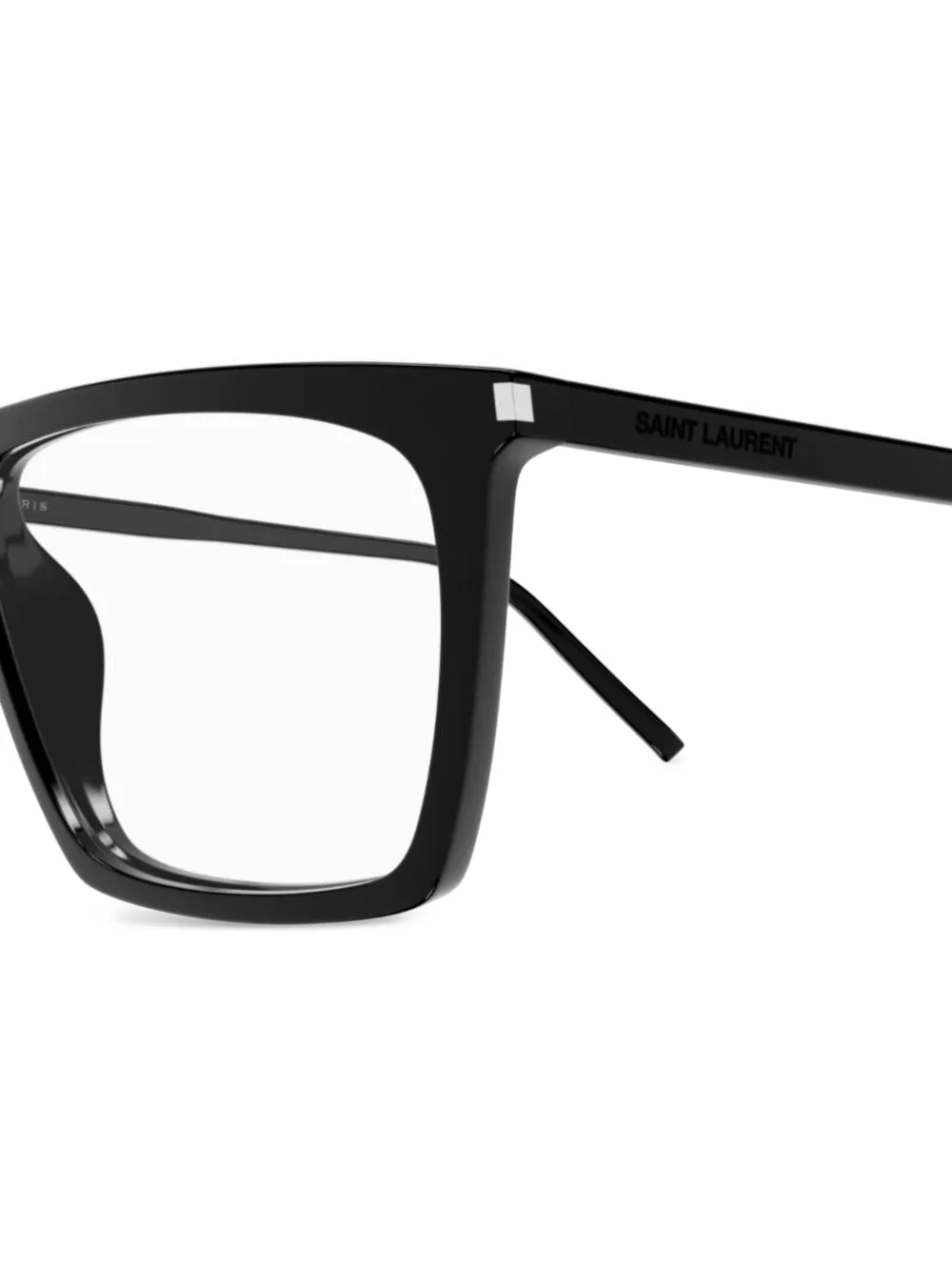 Saint Laurent Eyewear Bril met rechthoekig montuur Zwart