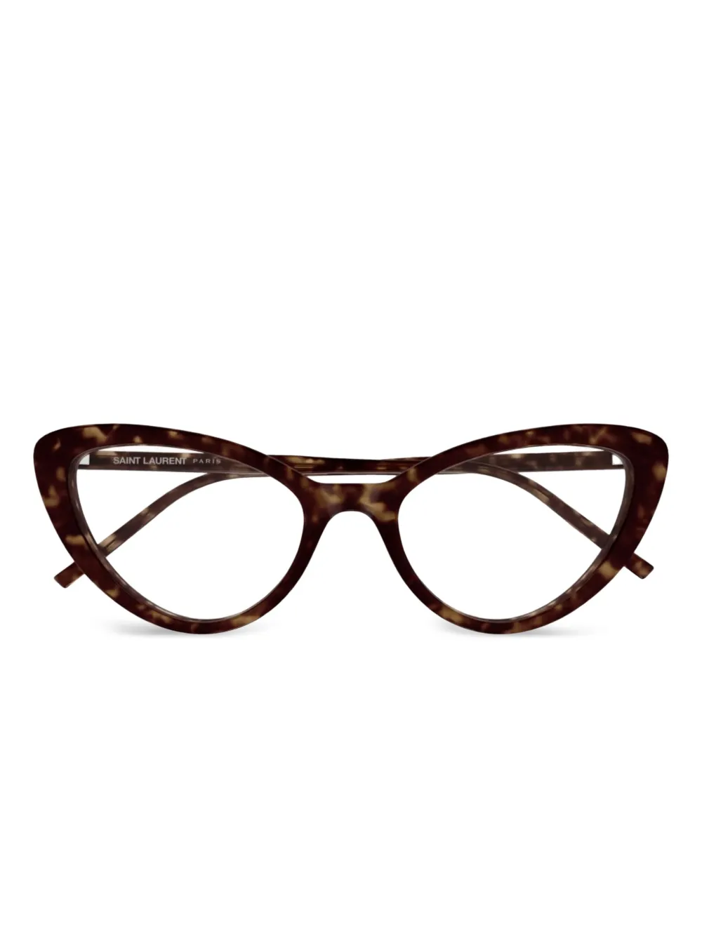 Saint Laurent Eyewear lunettes de vue à monture papillon | marron | Image 1