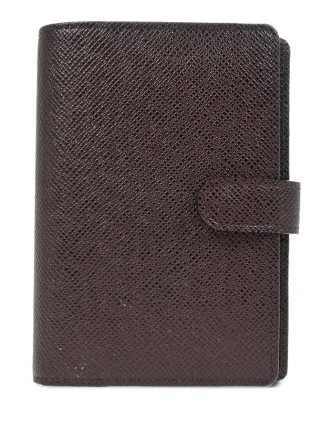 Louis Vuitton Pre-Owned funda para libreta Taiga Agenda PM 1998