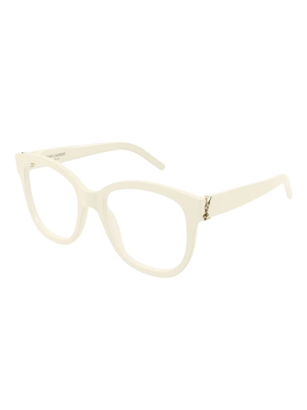 Saint Laurent Eyewear Bril met logoplakkaat - Wit