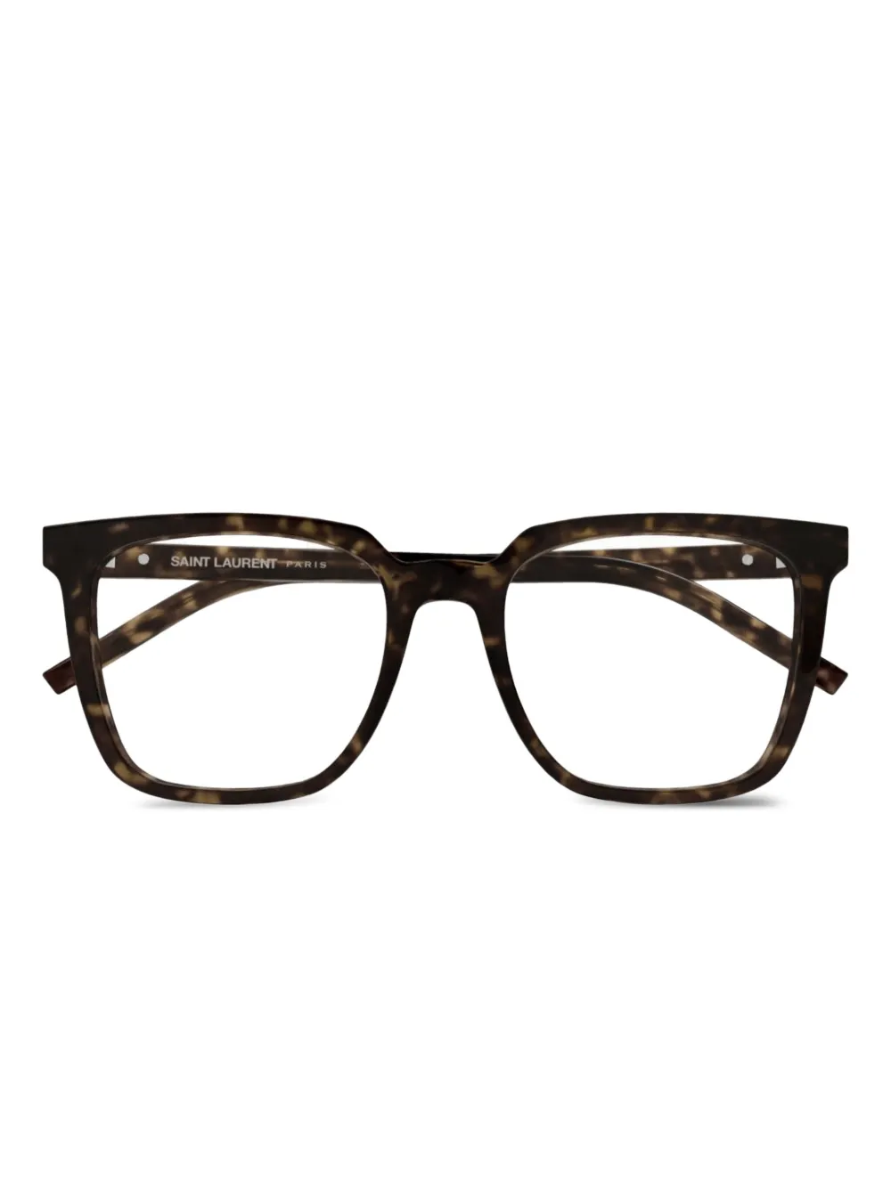 Saint Laurent Eyewear square-frame glasses | Brown | Image 1