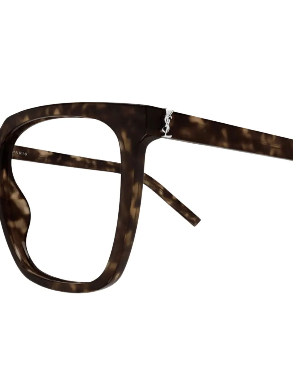 Saint Laurent Eyewear Bril met vierkant montuur Bruin