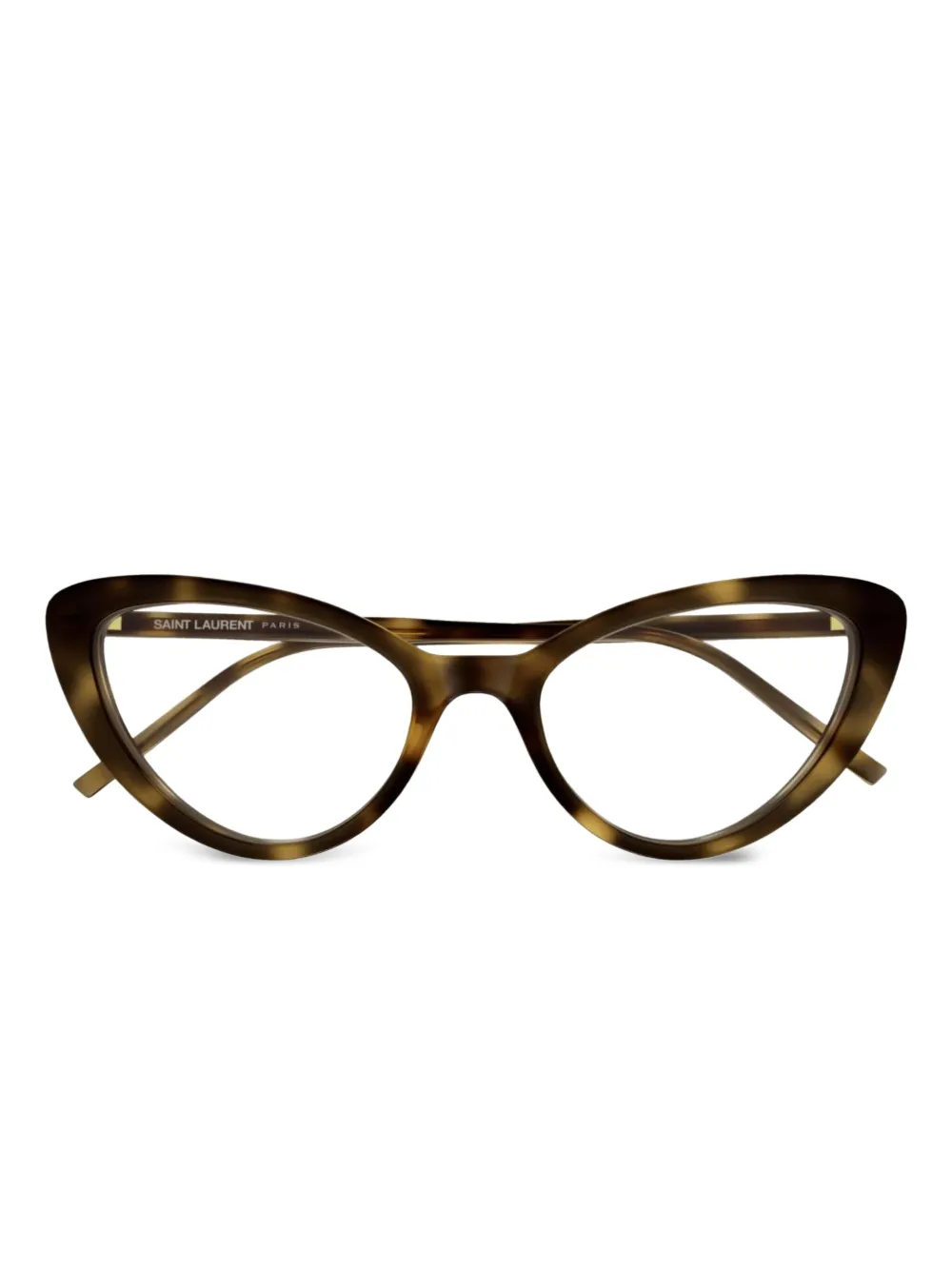 Saint Laurent Eyewear lunettes de vue à monture papillon | marron | Image 1