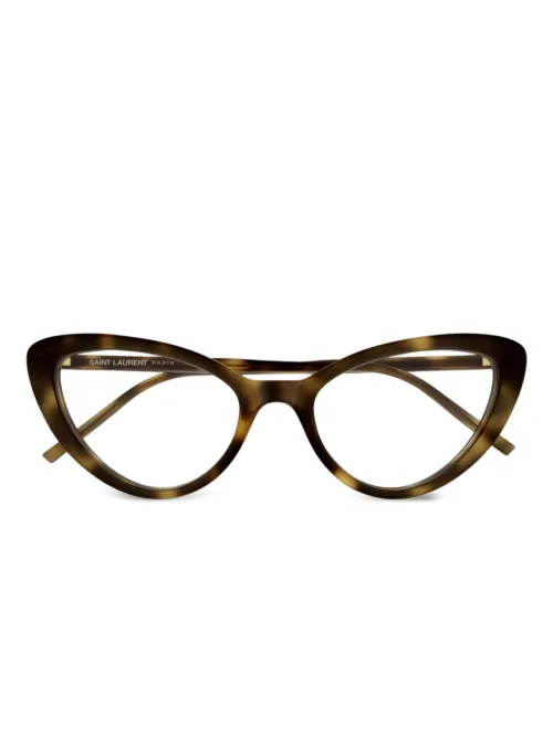 Lunettes de vue à monture papillon - Saint Laurent Eyewear - Modalova
