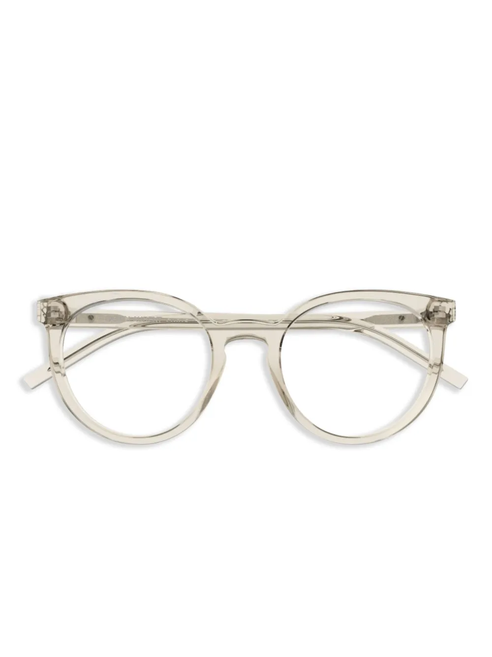 Saint Laurent Eyewear round-frame glasses | Grey | Image 1