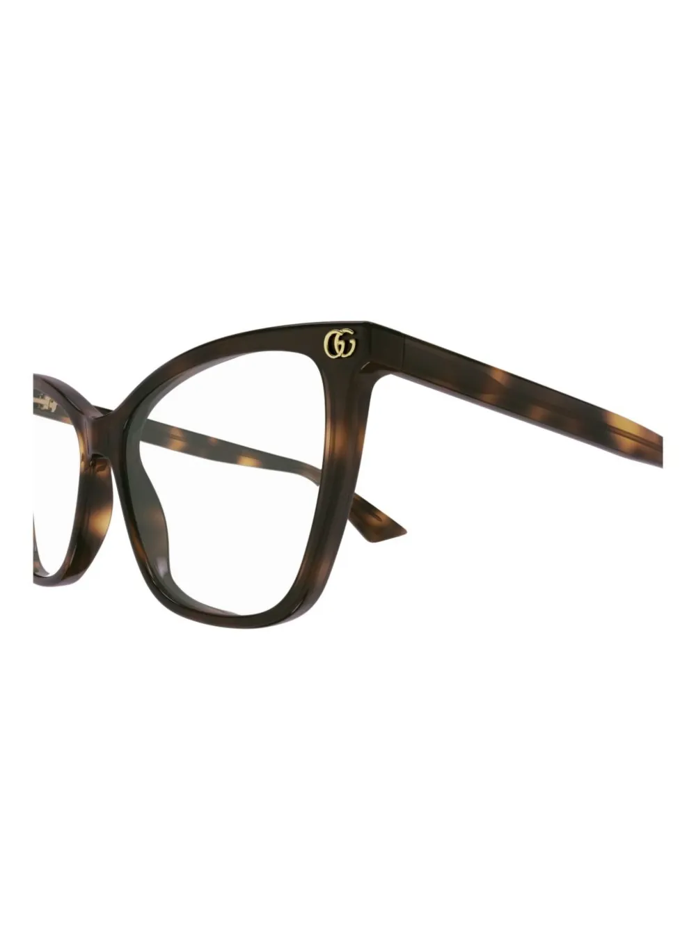 Gucci Double G Glasses In Brown