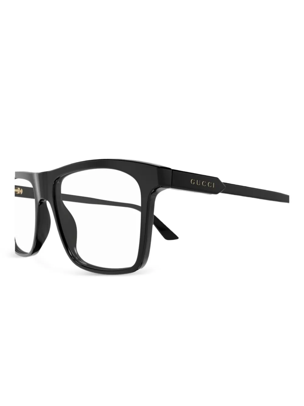Gucci Square-frame Glasses In 黑色