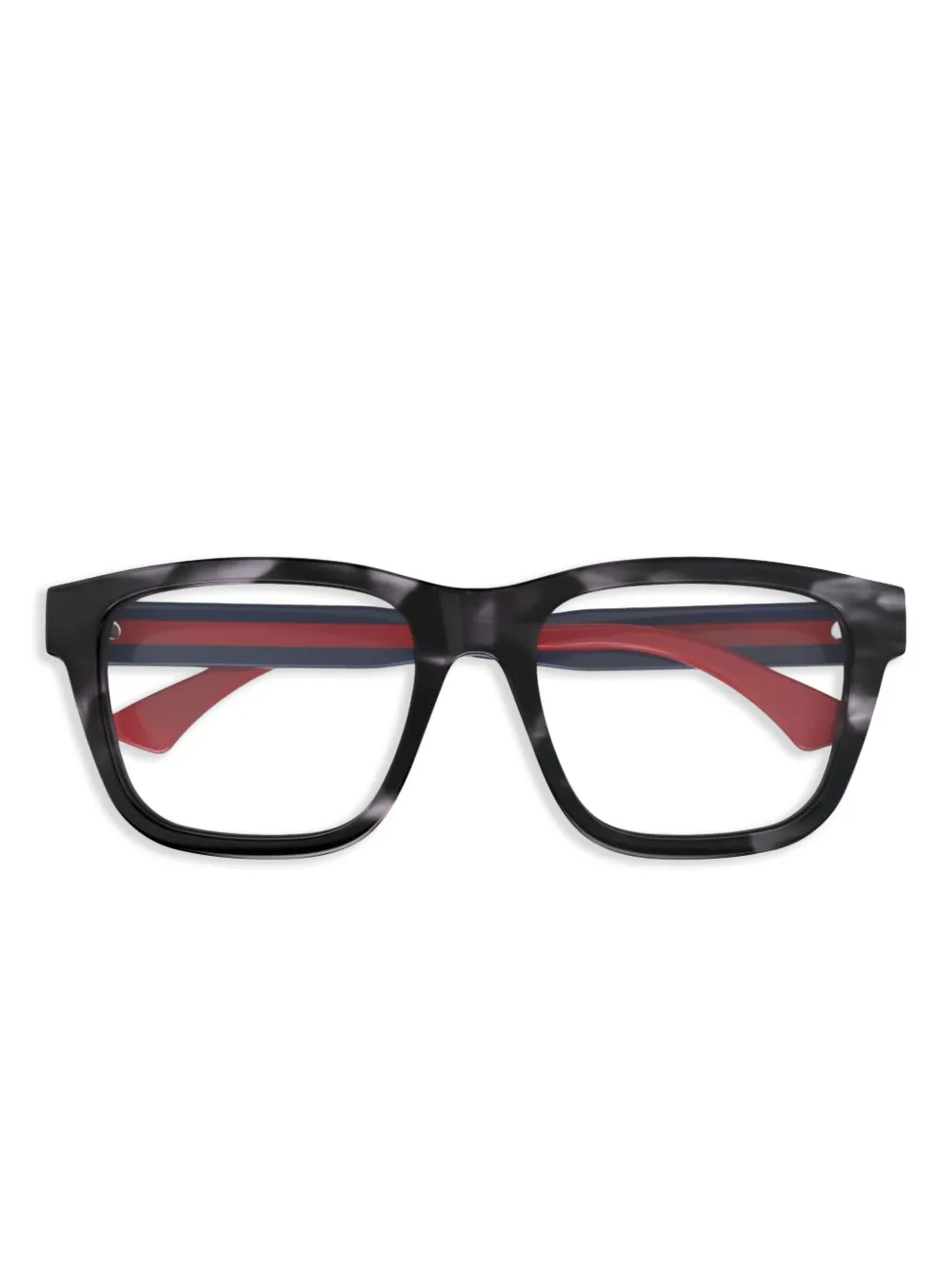 Gucci Eyewear Square Frame Glasses In Black