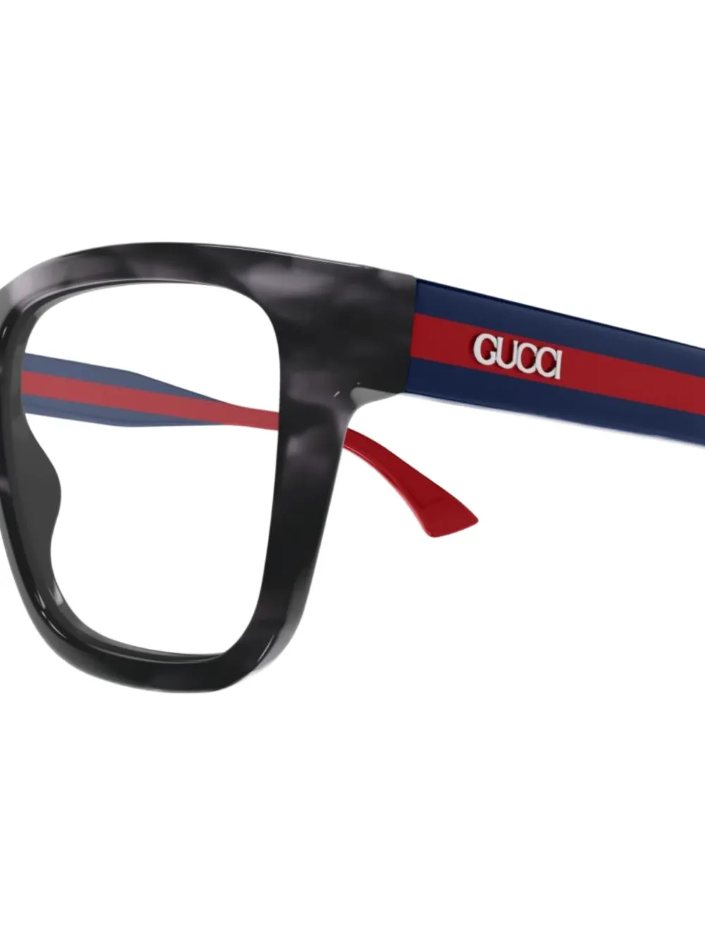 Gucci Eyewear Square Frame Glasses In Black