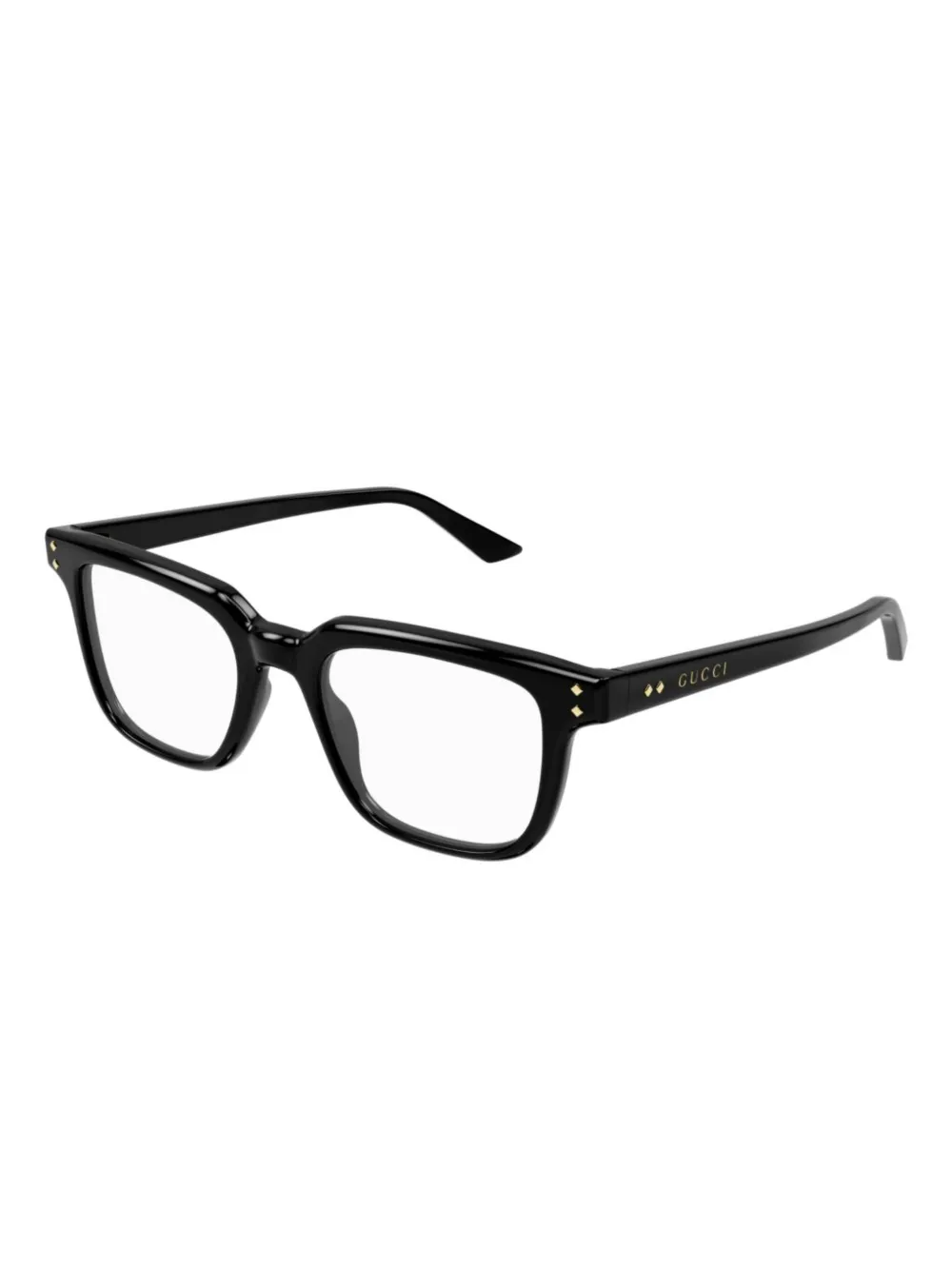 Gucci Eyewear Bril met rechthoekig montuur - Zwart