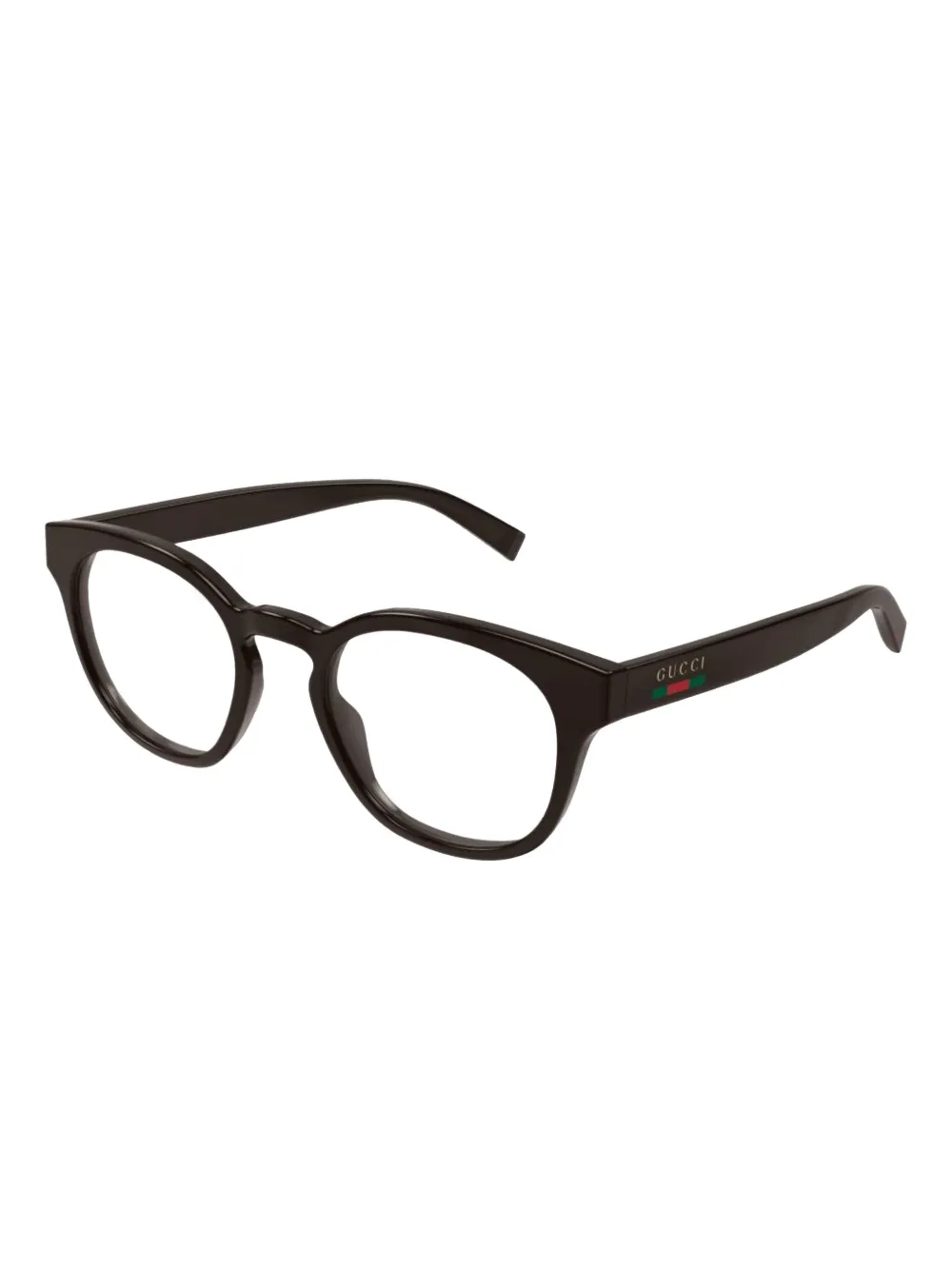 Gucci Eyewear Bril met webdetail - Bruin