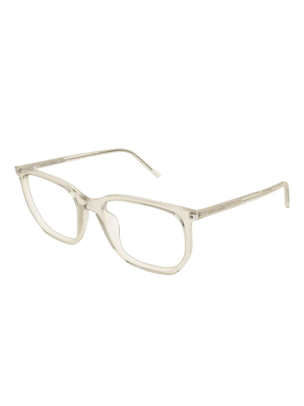 Saint Laurent Eyewear Bril met vierkant montuur - Beige