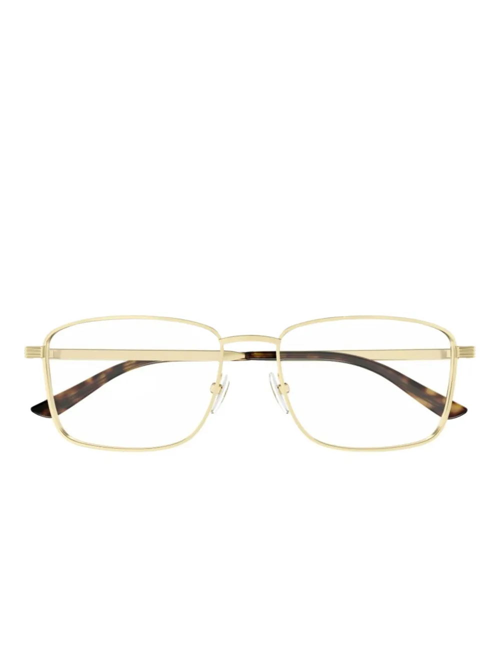 Gucci Eyewear lunettes de vue à logo embossé | or | Image 1