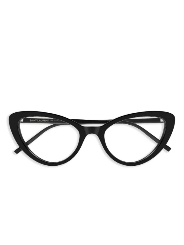 Saint Laurent Eyewear キャットアイ眼鏡フレーム | ブラック