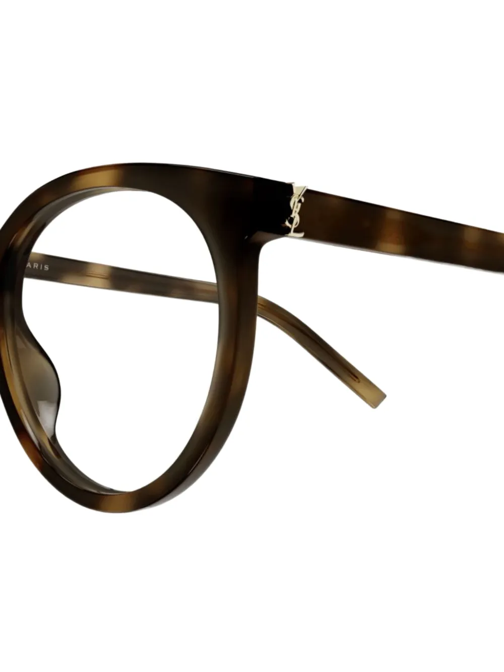 Saint Laurent Eyewear round-frame glasses - Bruin