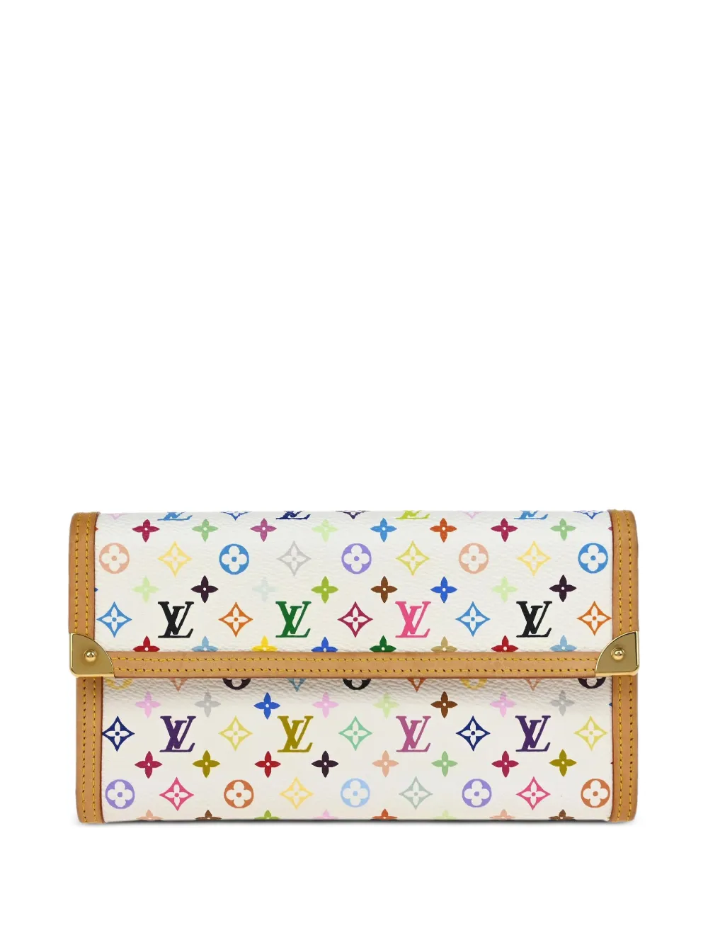 x Takashi Murakami 2003 Multicolor Porte Tresor International wallet