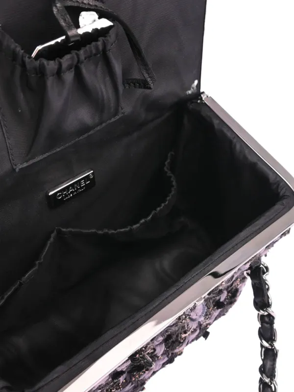 CHANEL Pre-Owned 2006 ツイード バニティバッグ | パープル | FARFETCH JP