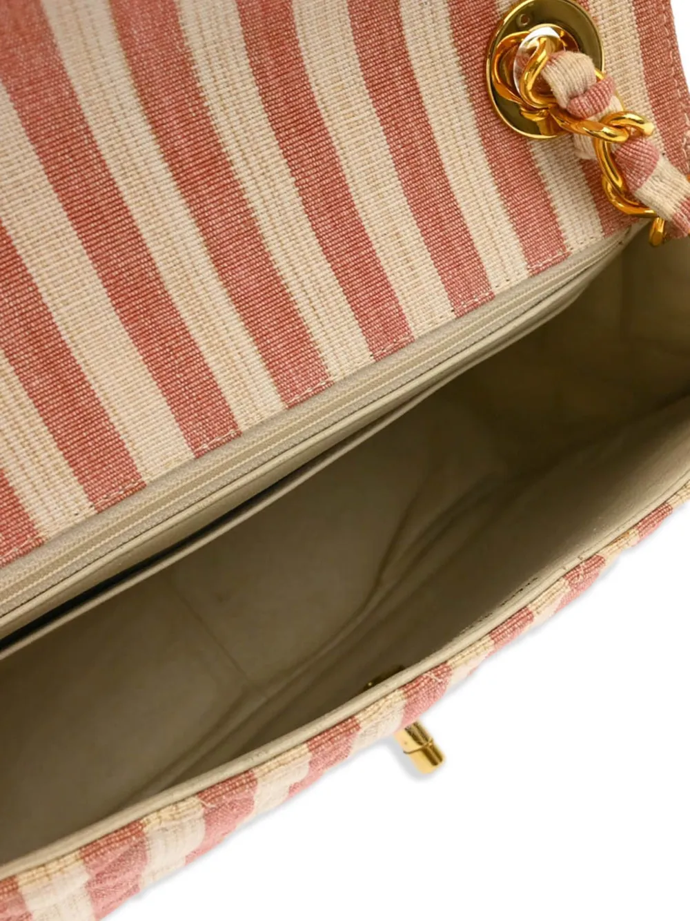 Pre-owned Chanel 1995 Straight Flap Shoulder Bag In 红色