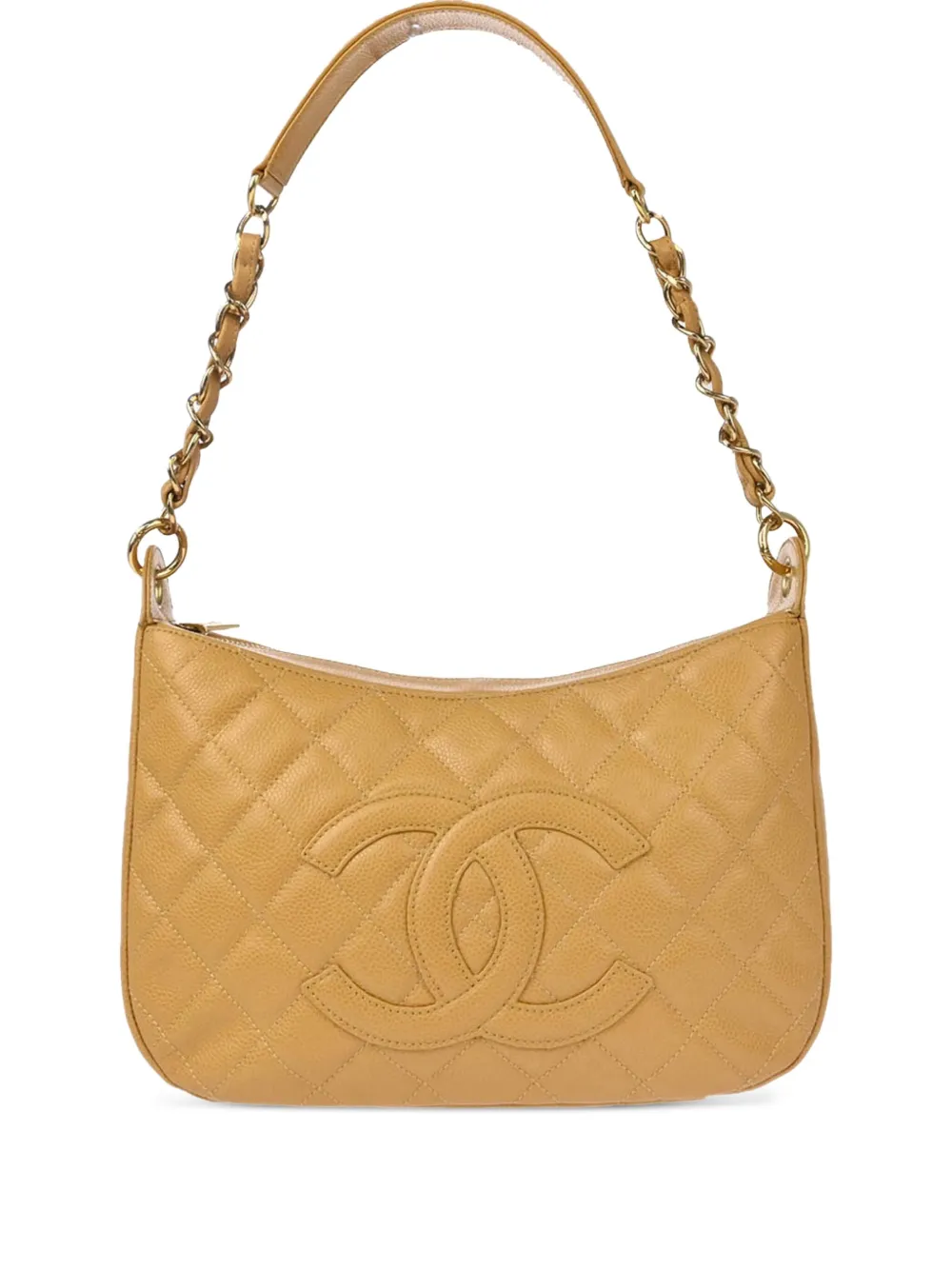 CHANEL Pre-Owned 2005 quilted leather shoulder bag | Neutrals | Image 1