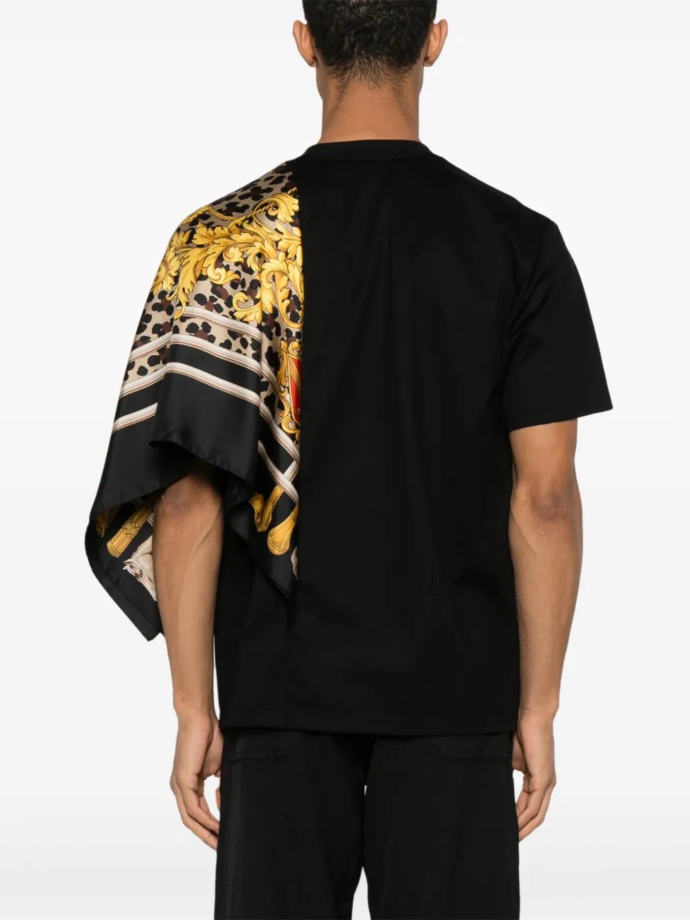 Shop Junya Watanabe Graphic-print T-shirt In Schwarz