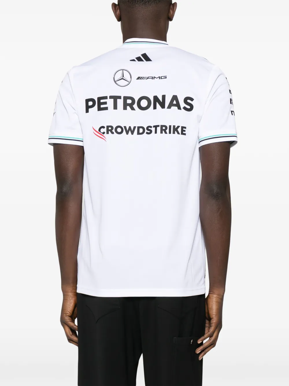 タグ付き　限定 メルセデス F1 チームポロシャツ ハミルトン ベンツ　白　M Mens 2025 Team Polo White | Official Mercedes-AMG PETRONAS F1 Team