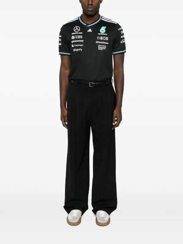 Adidas x Mercedes AMG Vネック Tシャツ | ブラック | FARFETCH JP