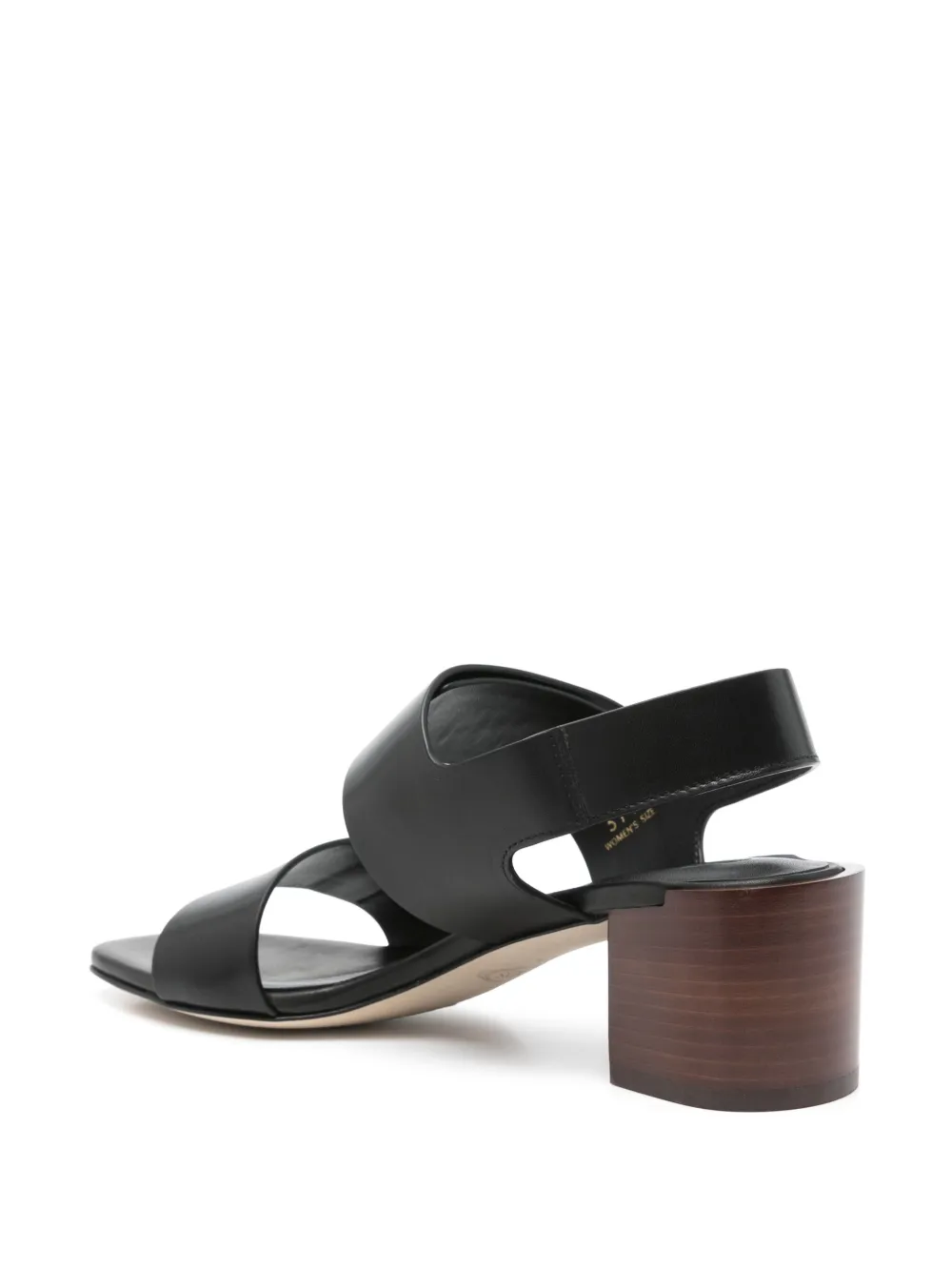 Tod's 55mm leather sandals B999 BLACK