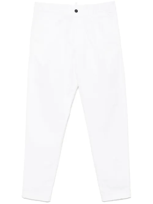 Pantalon en coton à design plissé - DSQUARED2 - Modalova