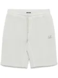 C.P. Company logo-embroidered track shorts - Grey