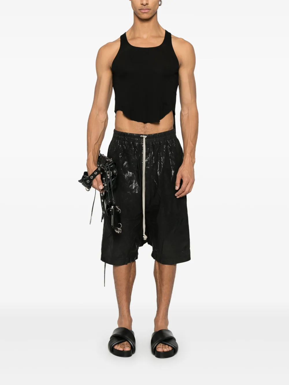 Rick Owens DRKSHDW Drawstring Pods shorts - Zwart