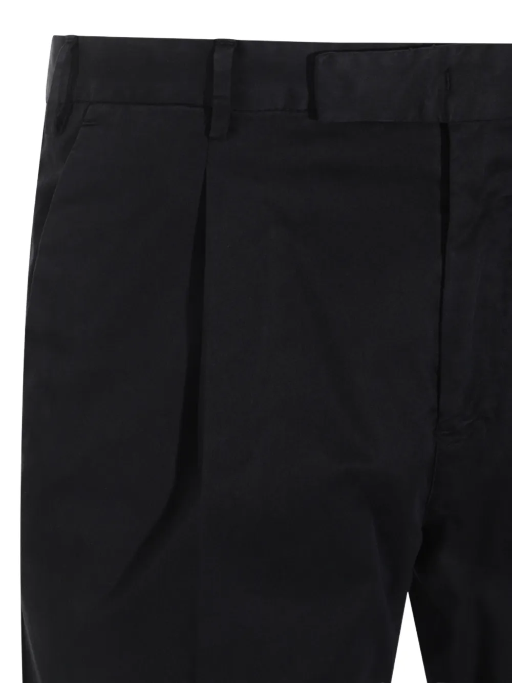 Shop Pt Torino Tapered Trousers In Blue