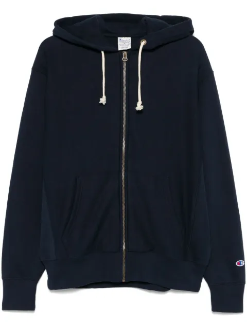Champion hoodie con parche del logo