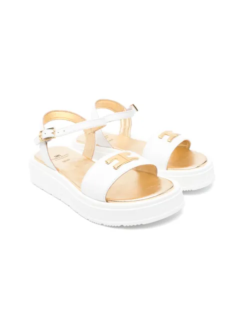 Elisabetta Franchi La Mia Bambina leather sandals