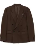 Lardini linen blazer - Brown