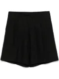 Lardini linen shorts - Black