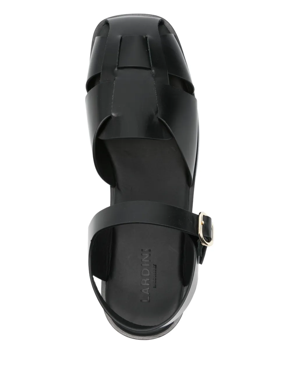 Lardini leather sandals Black