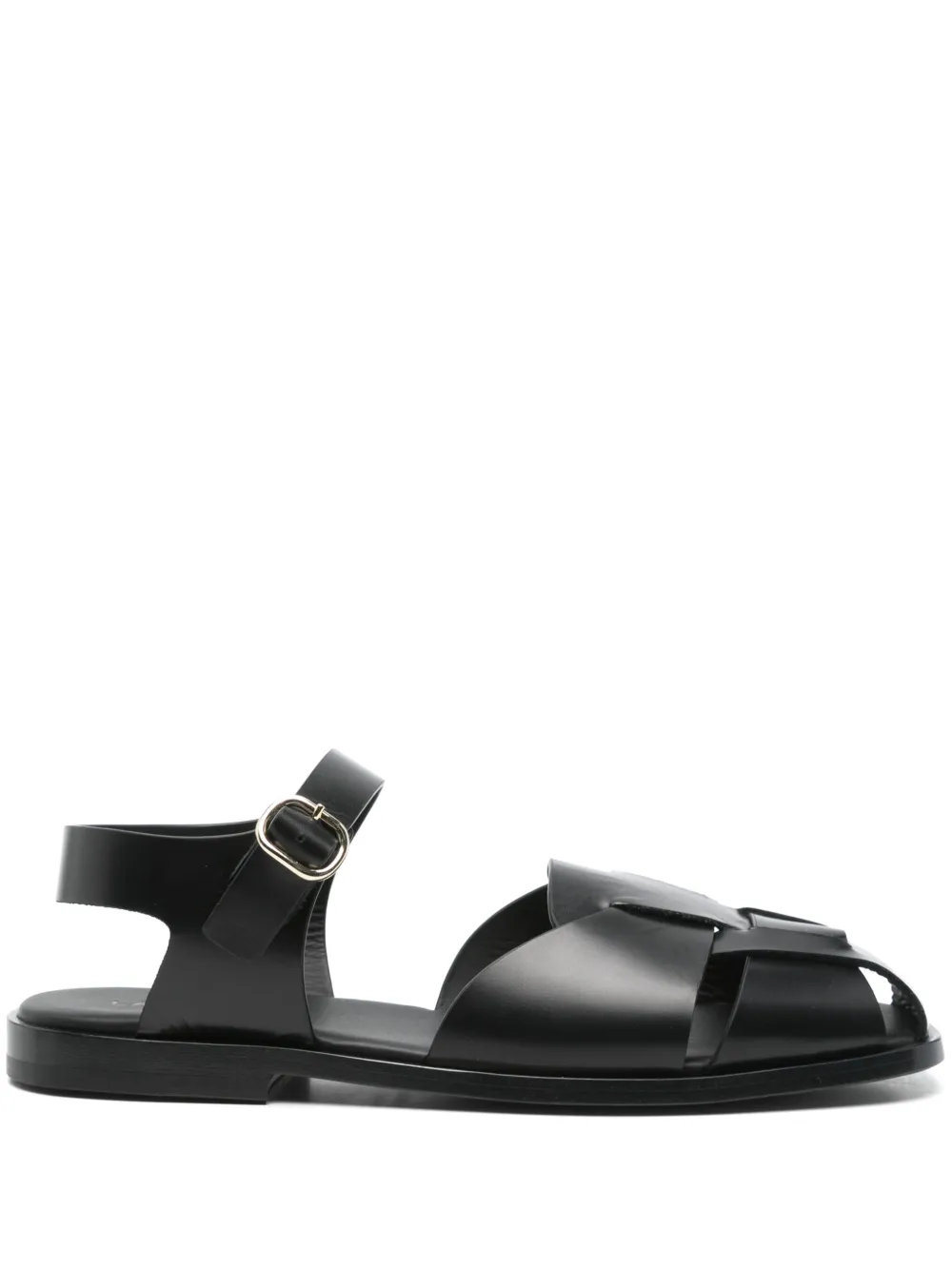 Lardini leather sandals Black