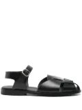 Lardini leather sandals - Black