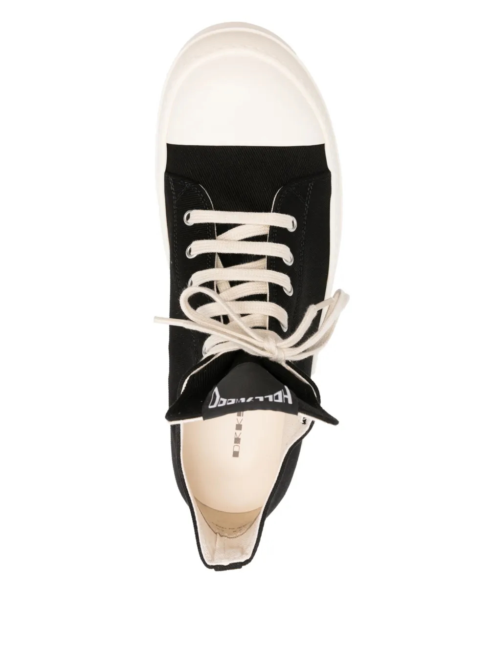 Rick Owens DRKSHDW Hollywood sneakers Zwart