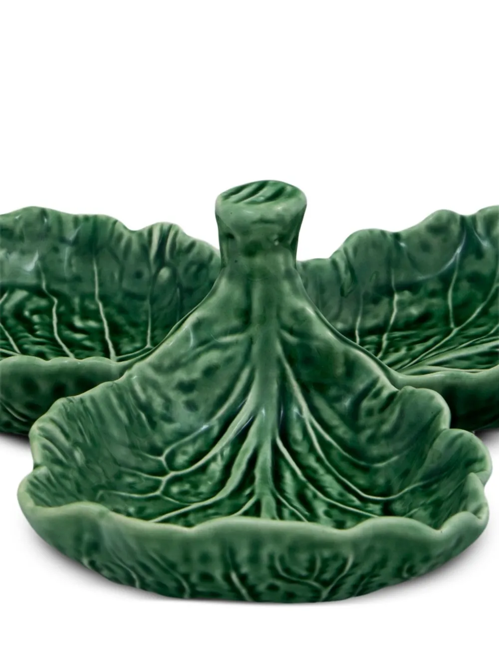 Bordallo Pinheiro Cabbage olive dish - Groen