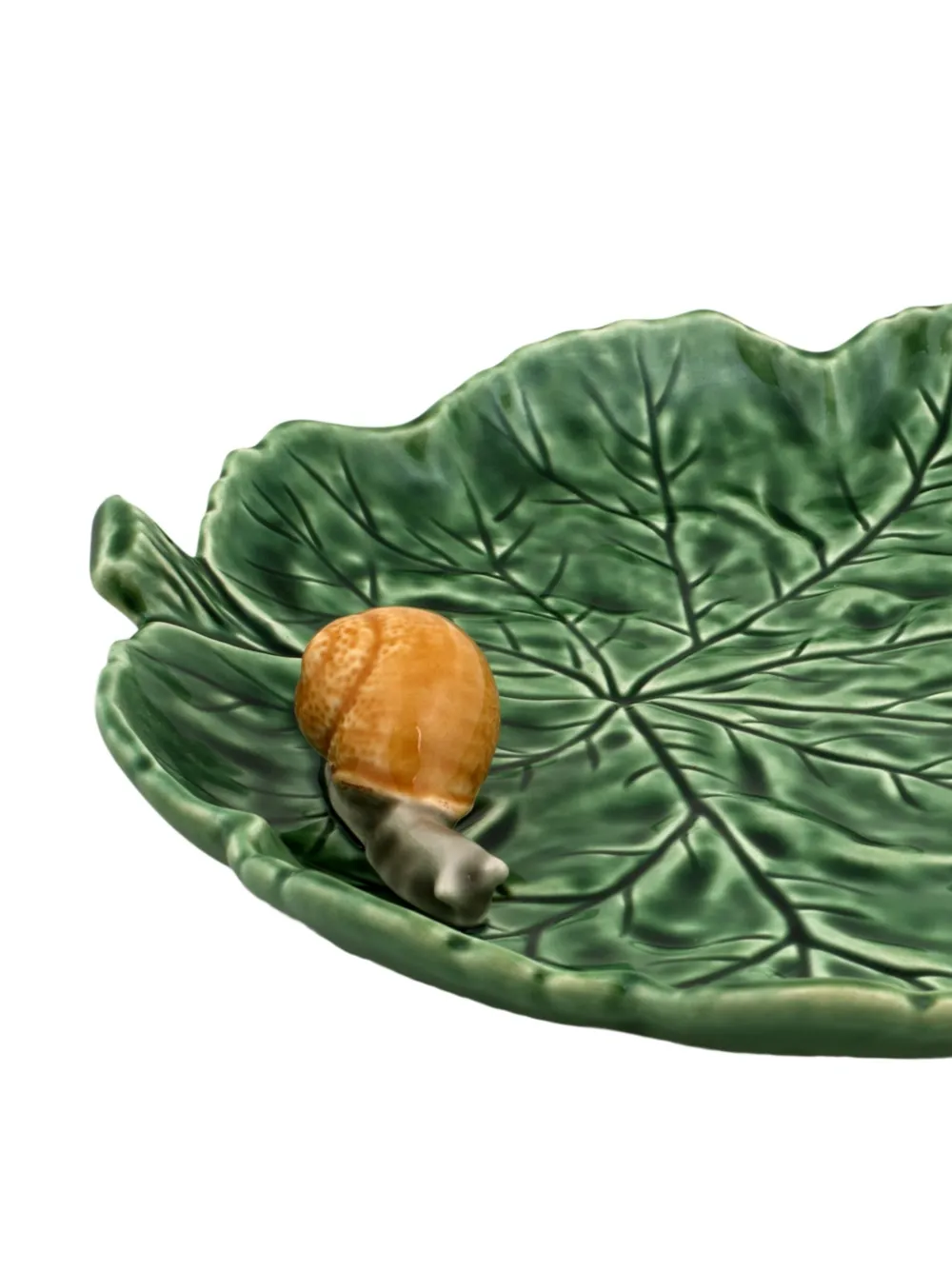 Bordallo Pinheiro Geranium Plate In Green