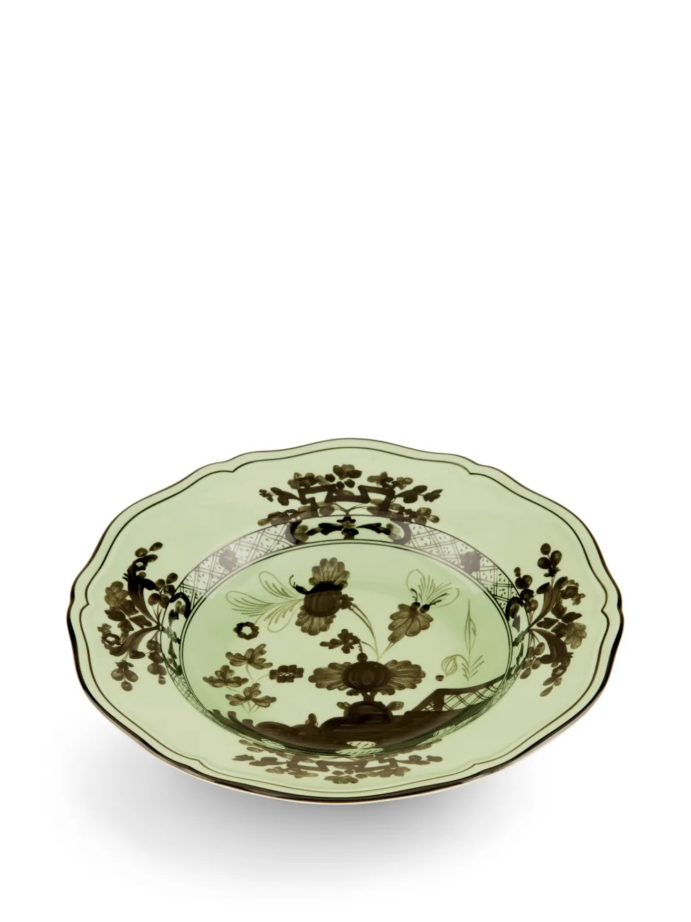 GINORI 1735 Oriente Italiano Suppenteller (24cm) - Grün
