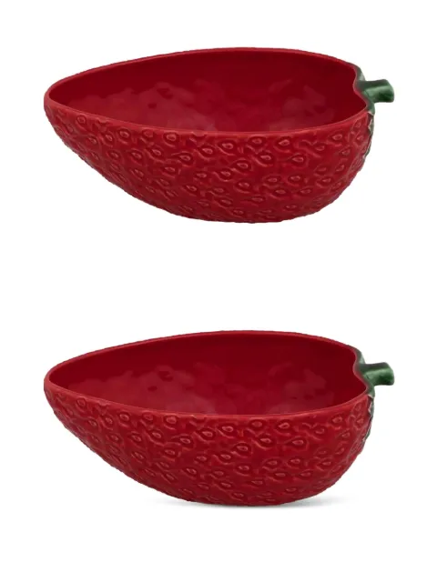 Bordallo Pinheiro large Strawberries bowl
