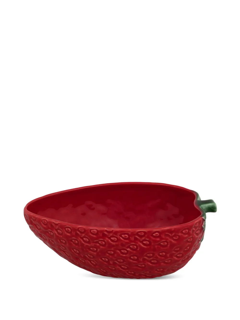 Bordallo Pinheiro large Strawberries bowl - Rood