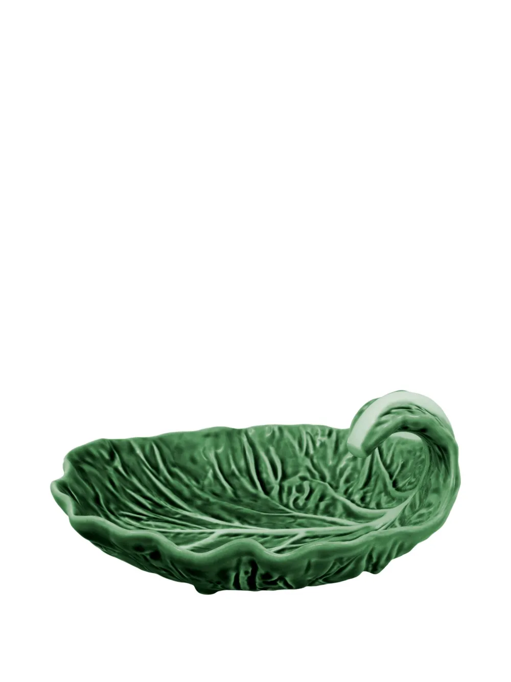 Bordallo Pinheiro medium Cabbage tray | Green | Image 1