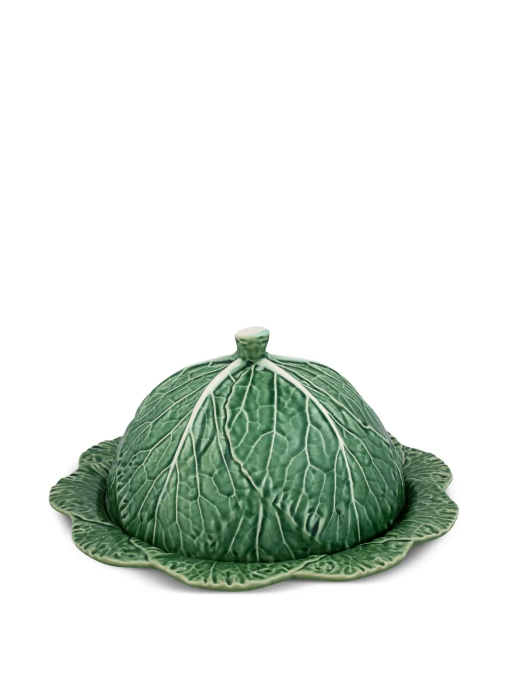 Bordallo Pinheiro Cabbage cheese tray | Green | Image 1