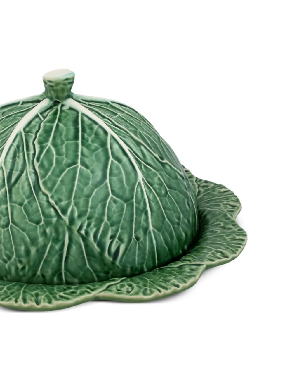 Bordallo Pinheiro Cabbage cheese tray - Groen